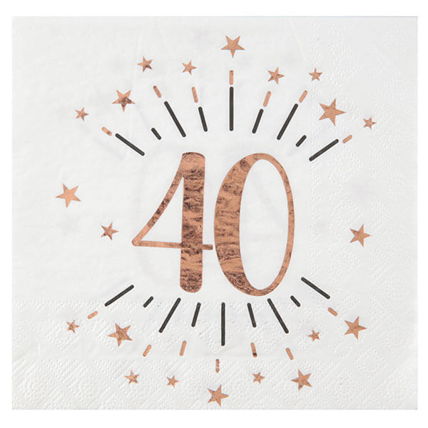 Compleanno 40 Anni Rose Gold