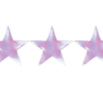 DECORAZIONE STELLA IRIDESCENTE PZ.5