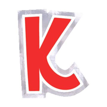 Adesivo Lettera K Pz.48