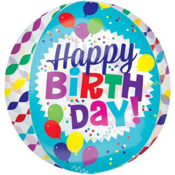 Palloncino Compleanno Orbz Pz.1 Mylar 3d Orbz Cm.38 X Cm.40