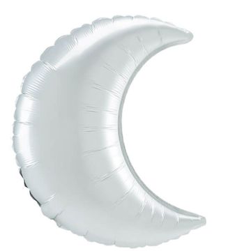 Palloncino Luna Bianco Satinato 25" Pz.3