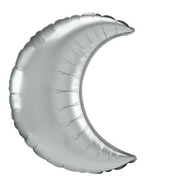 Palloncino Luna Silver Satinato 25" Pz.3