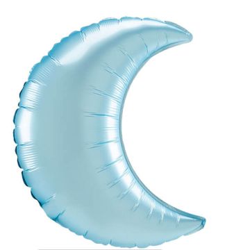 Palloncino Luna Azzurro Pastello 35" Pz.3