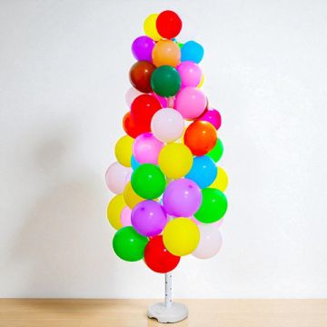 Espositore per palloncini h. 180cm. pz. 1 base in metallo 30x30 cm.