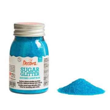 Zucchero Iridescente Azzurro 100g.