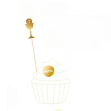 Mini Cake Topper Calice Comunione Pz.1