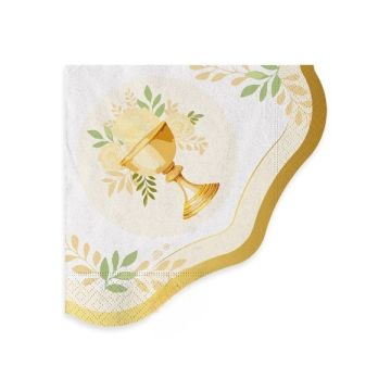 Tovaglioli Holy Communion Cm.25x25 Pz.16