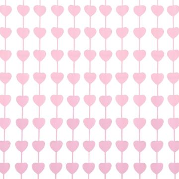 Tenda Cuori  Rosa Pastello 100cm X 200cm