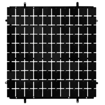 Pannello Decorativo Nero Opaco 30x30 Pz1
