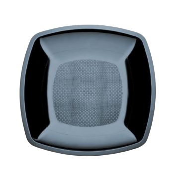 Piatto Dessert Nero Cm.18 Pz.15