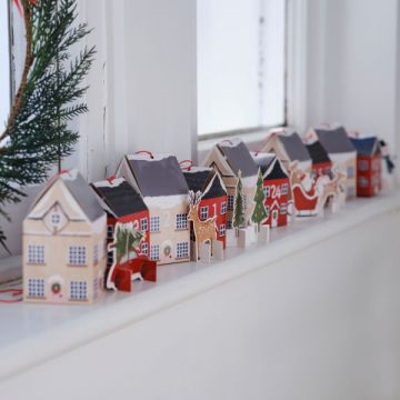 Calendario Dell'avvento Villaggio Natale