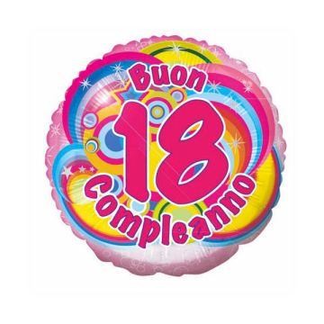 PALLONCINO 18° COMPLEANNO GIRL PZ.1
