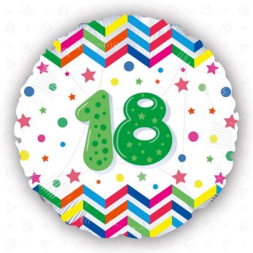 PALLONCINO 18° COMPLEANNO PZ.1