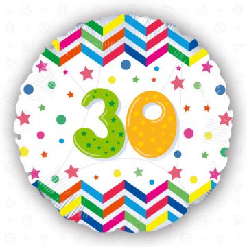 PALLONCINO 30° COMPLEANNO PZ.1