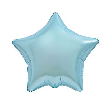 Palloncino Stella Azzurra Satinato Pz.1