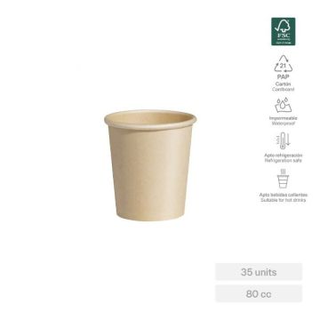 Bicchiere Caffe In Carta Pz.35