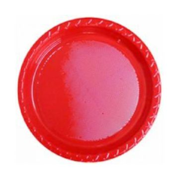 PIATTO DESSERT ROSSO DELUXE PZ.30