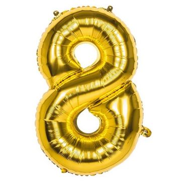 Palloncino Oro N.8 Cm.32 Pz.1