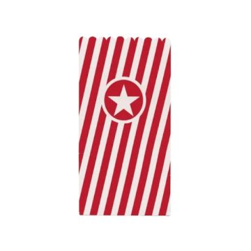 Bustine In Carta Per Pop Corn Rosse Pz.6