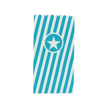 Bustine Carta Per Pop Corn Turchese Pz.6