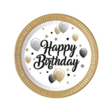 Piatti Happy Birthday Pz.8