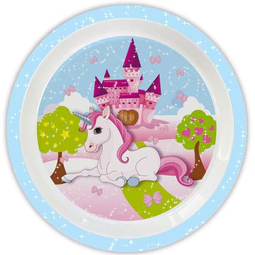 Piatto Unicorno Riutilizzabile Pz.1