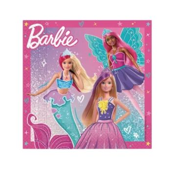 Tovaglioli Barbie 33x33 Cm. Pz.20