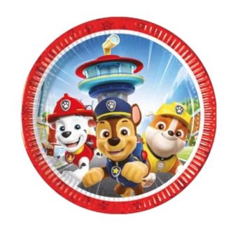 Piattini Paw Patrol Cm. 20 Pz.8