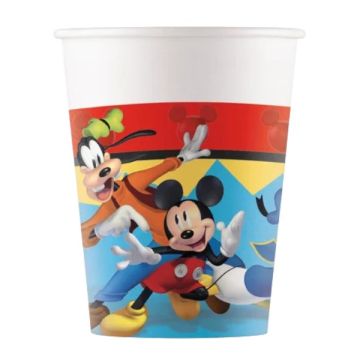 Bicchieri Topolino Mickey 200 Ml. Pz.8