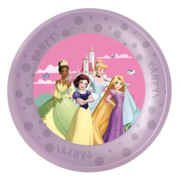 Piatti Principesse Reusable 21 Cm Pz.4 Piatti Principesse Reusable 21 Cm Pz.4