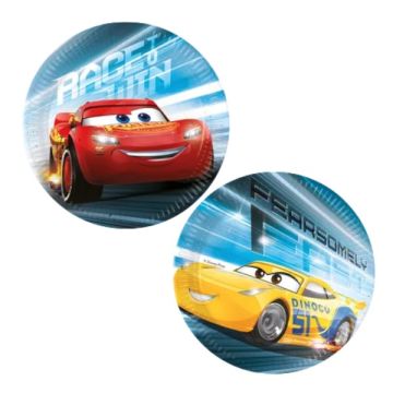 Piattini Cars Cm. 20 Pz.8