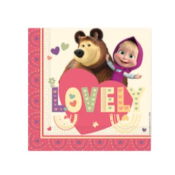 Tovaglioli Masha E Orso Pz.20 Tovaglioli Masha E Orso Pz.20