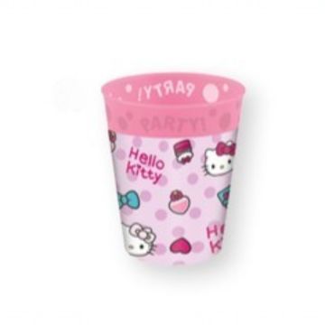 Bicchieri Hello Kitty Riutilizzabili Pz4
