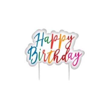 Candelina Happy Birthday Rainbow Pz.1 Candelina Happy Birthday Rainbow Pz.1