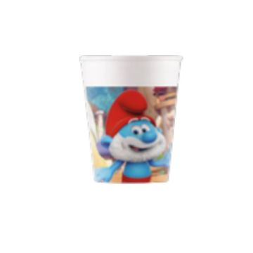 Bicchieri Puffi 200 Ml. Pz.8