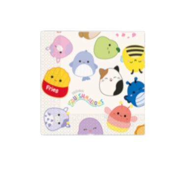 Tovaglioli Squishmallows 33x33 Cm. Pz.20