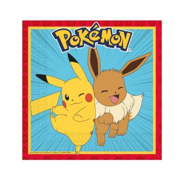 Tovaglioli Pokemon 33x33 Cm .pz.20