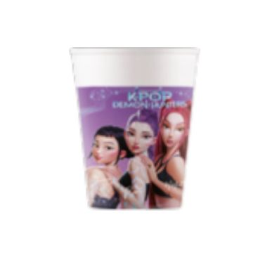 Bicchieri K-pop Huntrix 200 Ml. Pz.8