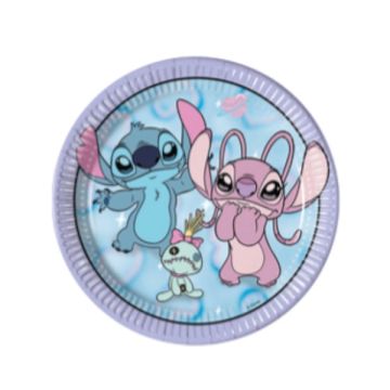 Piatti Angel & Stitch Cm. 23 Pz.8