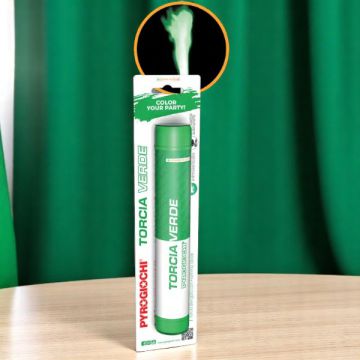 Torcia Bengala Con Fiamma Verde Pz.1