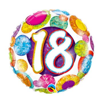 PALLONCINO 18° COMPLEANNO BIG DOTS PZ.1