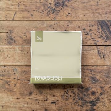 Tovagliolo Cm 33x33 Avorio Pz.40