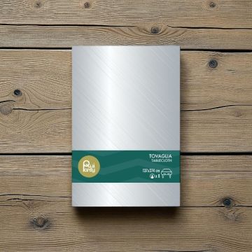 TOVAGLIA PLASTICA 137X274 ARGENTO METAL