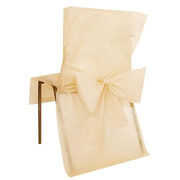 Coprisedia Avorio Con Fiocco Pz.10