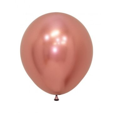 Palloncino Rose Gold Reflex (18") Pz.25