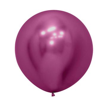Palloncino fuchsia reflex (24") pz.3