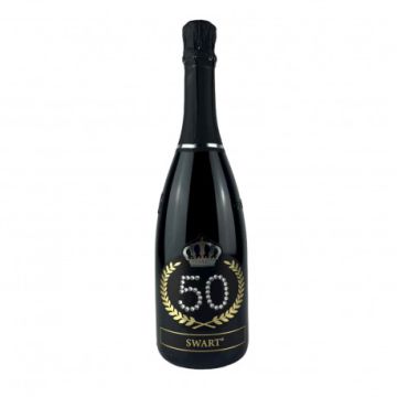 Bottiglia Cristalli – Compleanno 50 Anni
