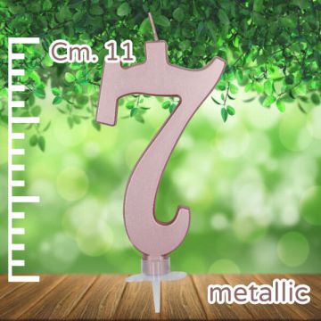Candelina Numero 7 Rose Gold Pz.1