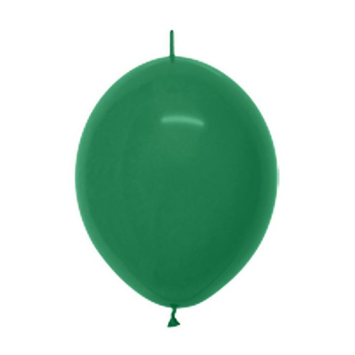 Palloncino Verde Scu (032) Link 6" Pz.50 main product photo