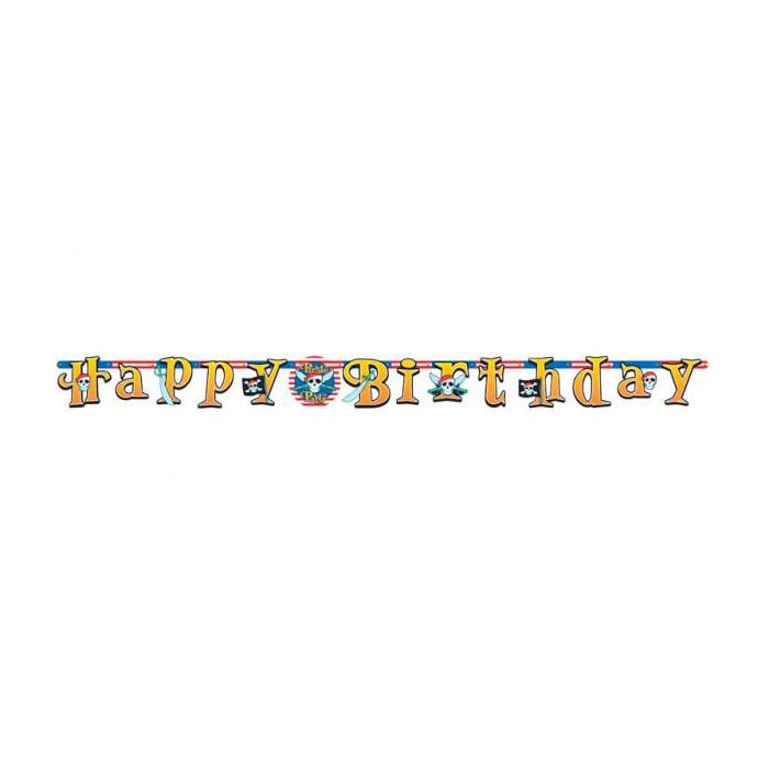 Festone Pirati Happy Birthday Pz.1 Mt.2.1 X Cm.17.7 main product photo